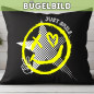 Preview: Bügelbild Big Smile gelb